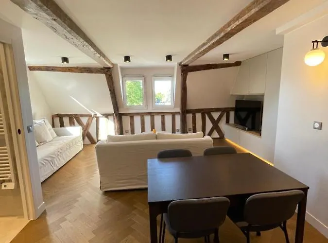 아파트 Les Hirondelles 옹플뢰르